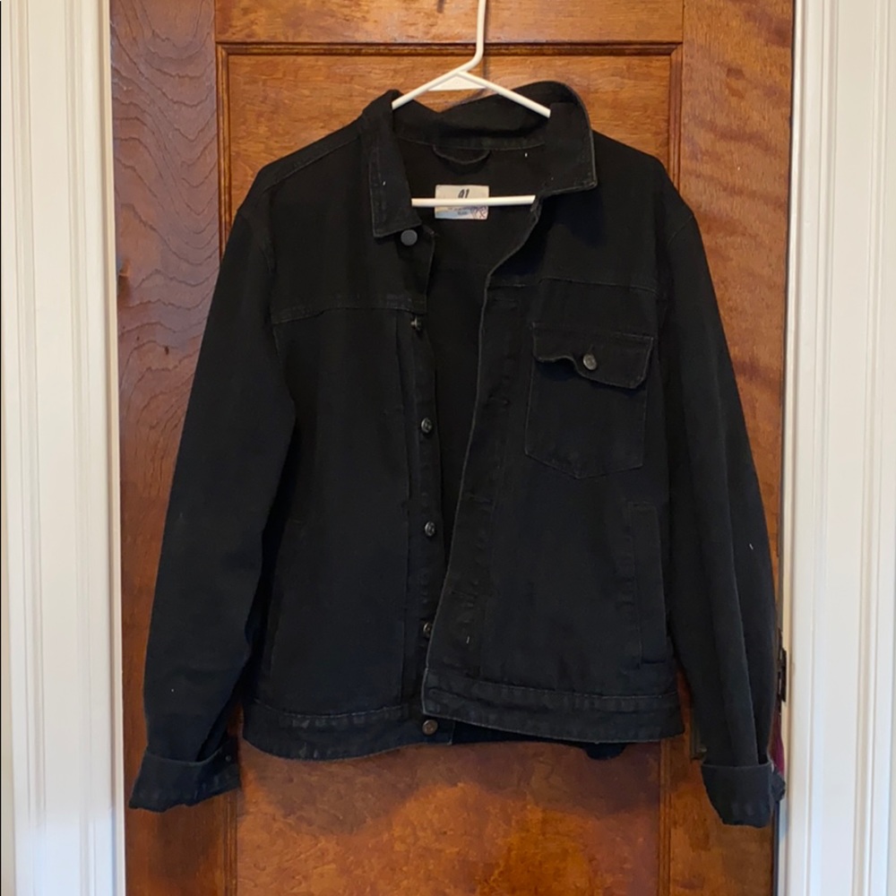 Vintage black denim jacket